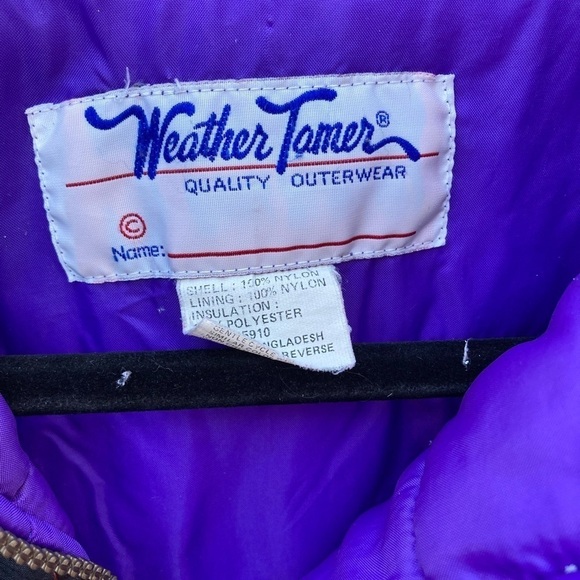 Women's Vintage Weather Tamer Jacket Multicolor Western NO SIZE Nylon Full Zip - Picture 3 of 14